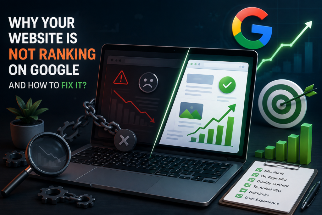 Why Your Website Is Not Ranking on Google and How to Fix It?